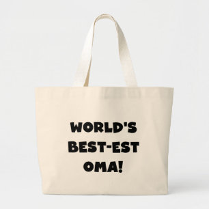 Bolso De Tela Gigante Los mejores regalos Oma Black o White del mundo