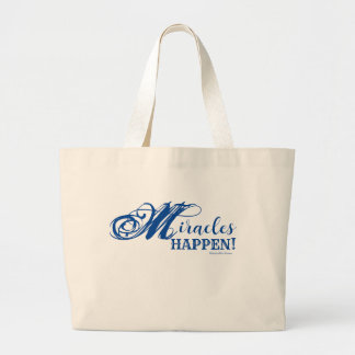 Bolso De Tela Gigante Los milagros ocurren en el Tote Jumbo
