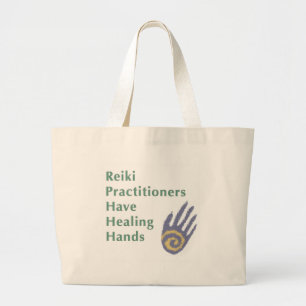 Bolso De Tela Gigante Los practicantes de Reiki tienen manos curadoras