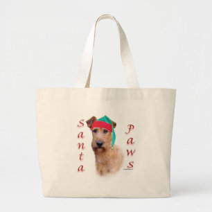Bolso De Tela Gigante Los Santa Paws del Territorio Irlandés