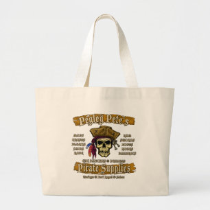Bolso De Tela Gigante Los suministros piratas de Pegleg Pete
