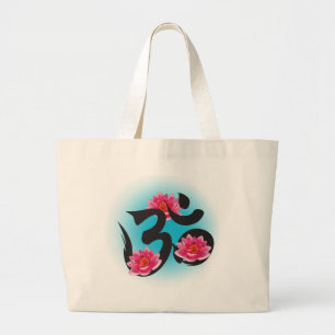 Bolso De Tela Gigante loto de OM