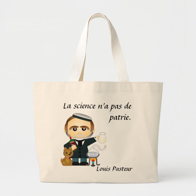 Bolso De Tela Gigante Louis Pasteur. franco