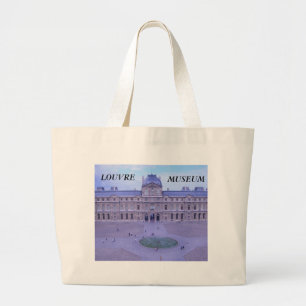 BOLSO DE TELA GIGANTE LOUVRE MUSEUM TOTE BAG