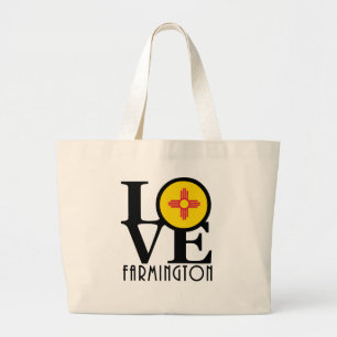 Bolso De Tela Gigante LOVE Farmington