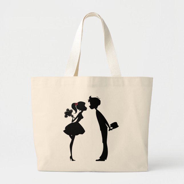 Bolso De Tela Gigante Love Nr. 5 (Frente)