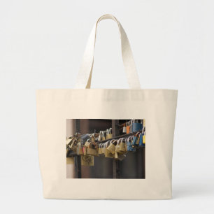 Bolso De Tela Gigante Love Padlocks, Praga