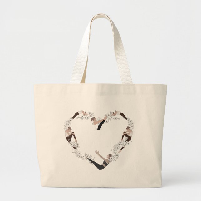 Bolso De Tela Gigante Love Pilates Bag (Frente)