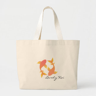 Bolso De Tela Gigante Lovely Koi