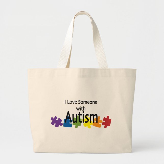 Bolso De Tela Gigante lovesomeone (Frente)