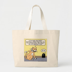 Bolso De Tela Gigante Loza de Cat & Mouse Regalos divertidos de dibujos 