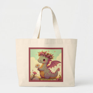 Bolso De Tela Gigante Luminexa (Dragón lleno de vigas de sol)