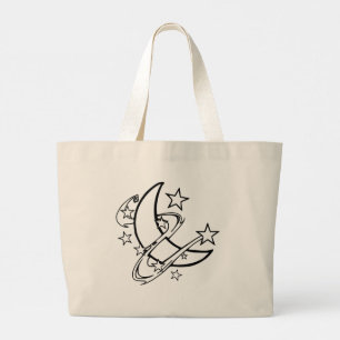 Bolso De Tela Gigante Luna