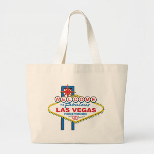 Bolso De Tela Gigante Luna de miel retro de Las Vegas