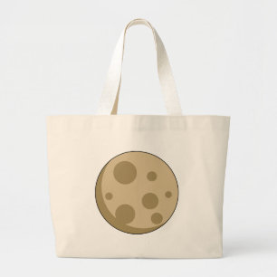 Bolso De Tela Gigante Luna llena