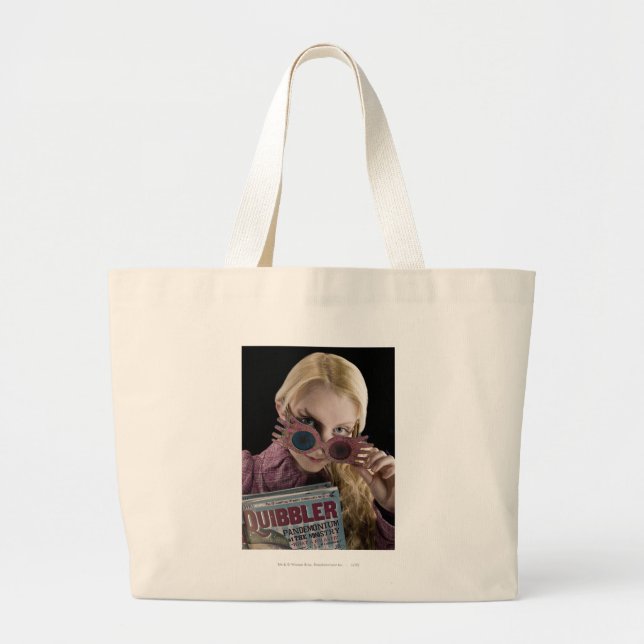 Bolso De Tela Gigante Luna Lovegood Peeks Sobre Glass (Frente)