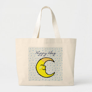 Bolso De Tela Gigante Luna y estrellas (Reino Unido)