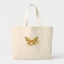 Luxury Gold Butterfly – Elegant Turquoise Accent 