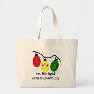 Bolso De Tela Gigante Luz de la vida de la abuela