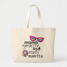 Bolso De Tela Gigante má mami mamita de los 90