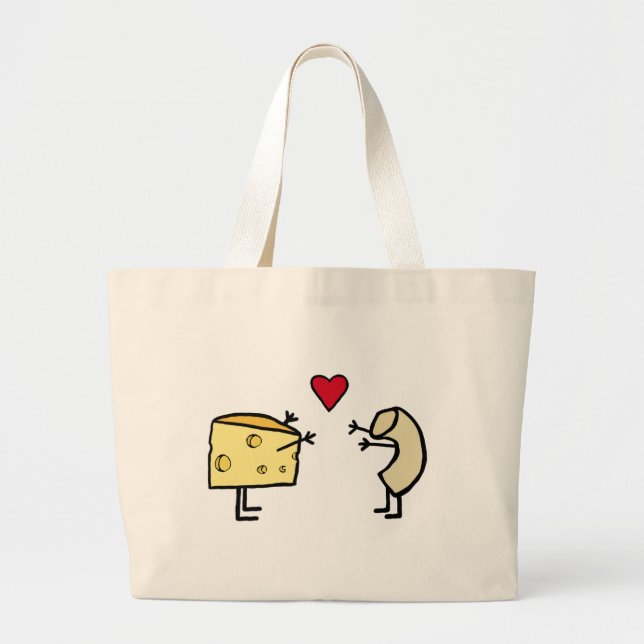 Bolso De Tela Gigante Macaroni y queso (Frente)