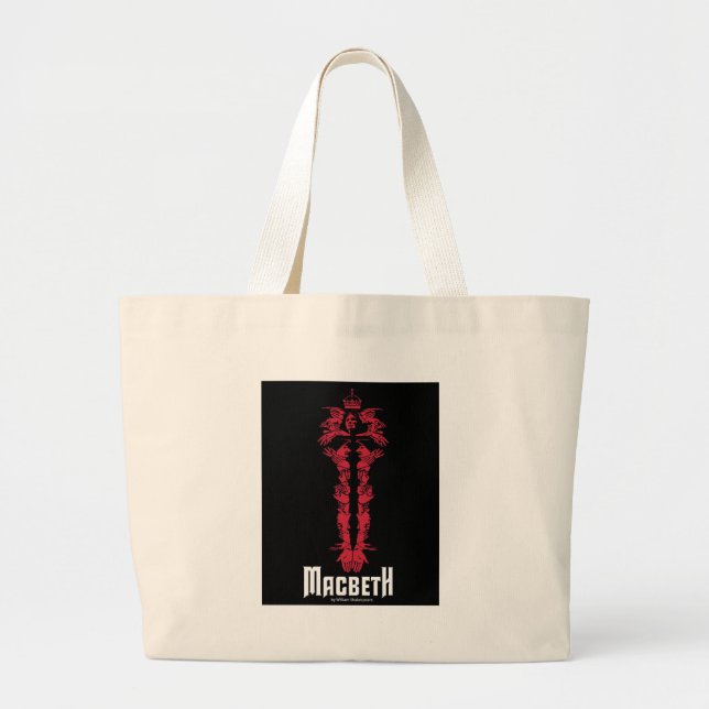Bolso De Tela Gigante Macbeth (Frente)