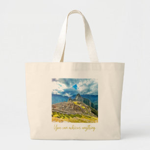 Bolso De Tela Gigante Machu Picchu Tote Bag