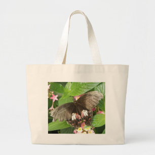Bolso De Tela Gigante Macropolla de mariposa escarlata