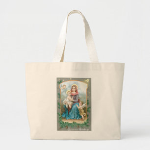 Bolso De Tela Gigante Madonna con el niño de Cristo