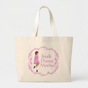 Bolso De Tela Gigante Madre de baile irlandés - Rosa