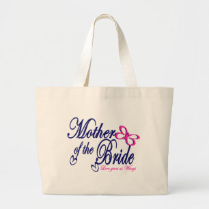 Bolso De Tela Gigante Madre de la novia/ mariposa