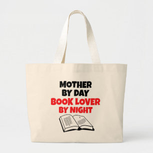 Bolso De Tela Gigante Madre del amante del libro