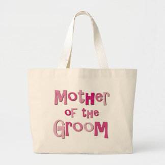 Bolso De Tela Gigante Madre del rosa Brown del novio
