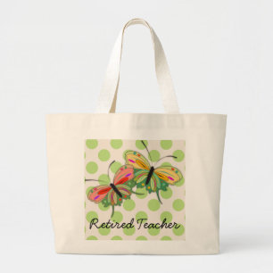 Bolso De Tela Gigante Maestra jubilada Tote Bag
