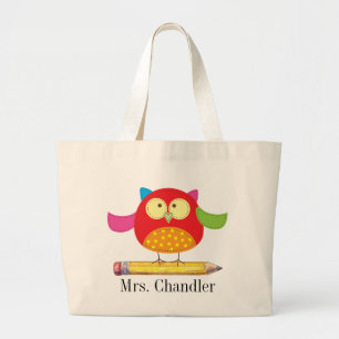 Bolso De Tela Gigante Maestro Owl