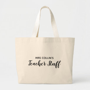 Bolso De Tela Gigante Maestros con bolsita de regalo