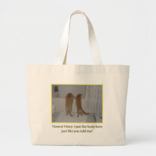 Bolso De Tela Gigante Mafia Gats Humor