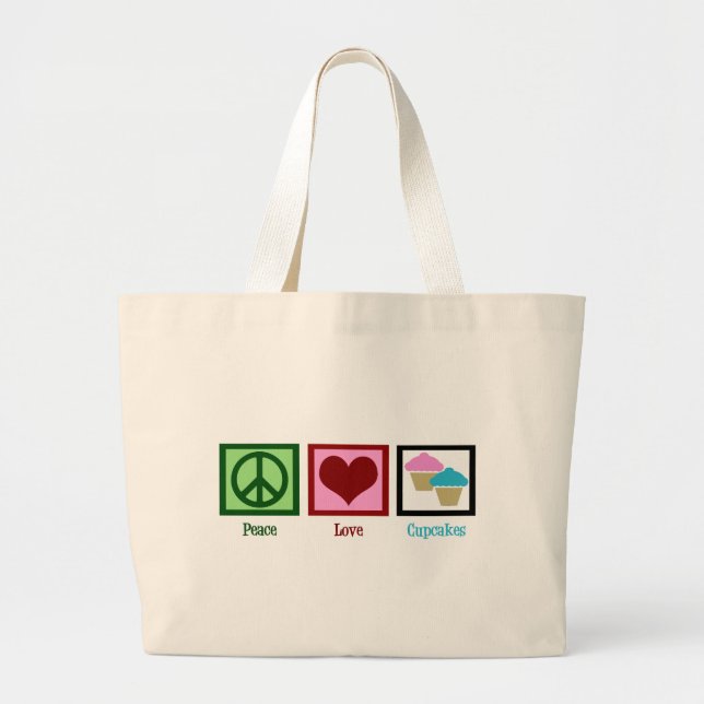 Bolso De Tela Gigante Magdalenas del amor de la paz (Frente)