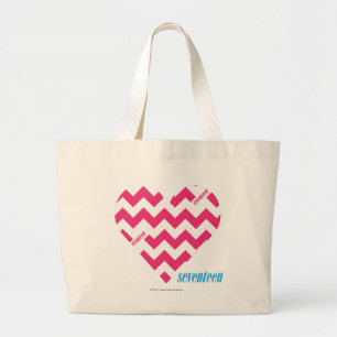 Bolso De Tela Gigante Magenta 3 del zigzag