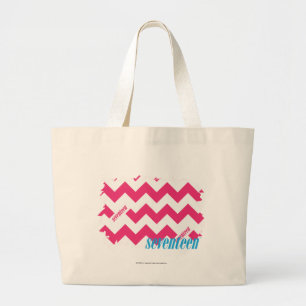 Bolso De Tela Gigante Magenta 4 del zigzag