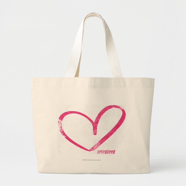 Bolso De Tela Gigante Magenta de OpenHeart (Frente)