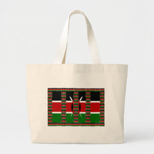 Bolso De Tela Gigante 🇰 🇪 Magical Kenia: Marco de unidad y orgullo