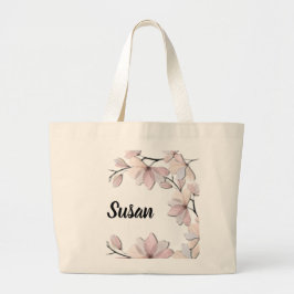 Bolso De Tela Gigante Magnolia Blossom Tote Bag con encanto