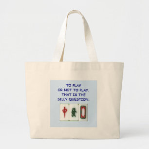 Bolso De Tela Gigante mahjong