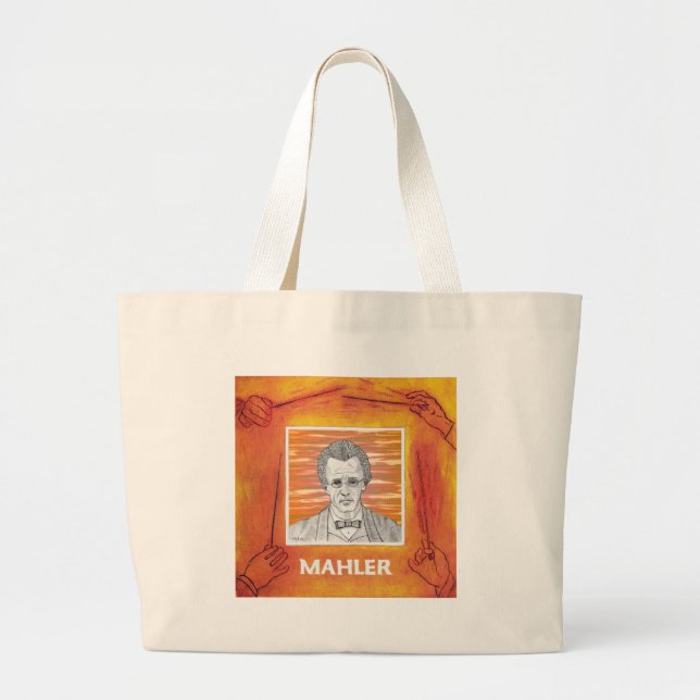 Bolso De Tela Gigante Mahler (Frente)