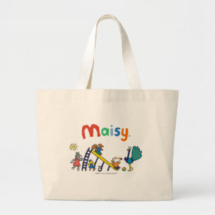 Bolso De Tela Gigante Maisy en el patio con los amigos