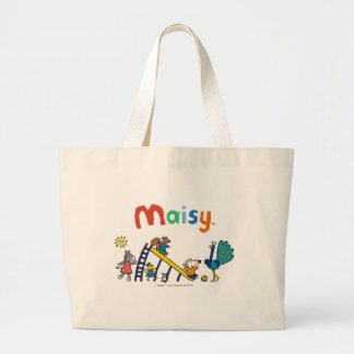 Bolso De Tela Gigante Maisy en el patio con los amigos