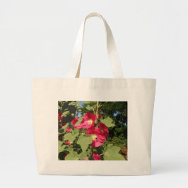 Bolso De Tela Gigante Malvarisas rosas