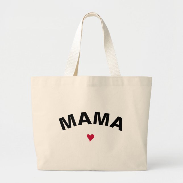 Bolso De Tela Gigante Mamá (Frente)