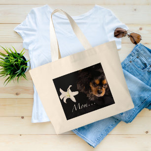 Bolso De Tela Gigante Mamá…Cavalier King Charles Spaniel